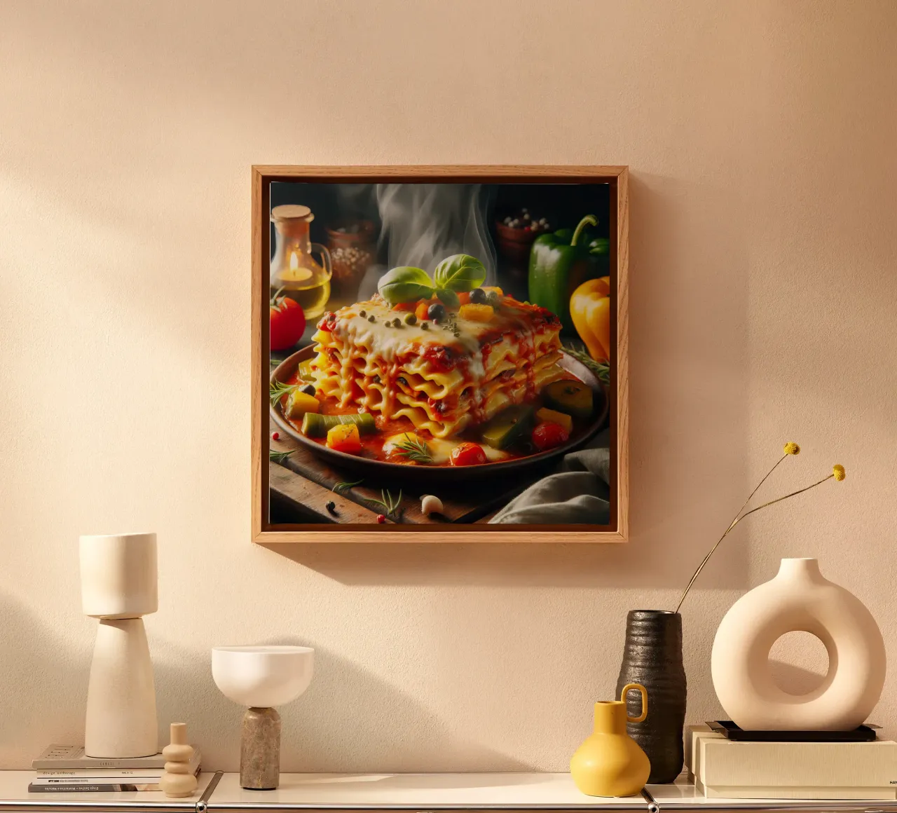 Lasagne tela con Cornice a cassetta da 🥩 The tasty wall