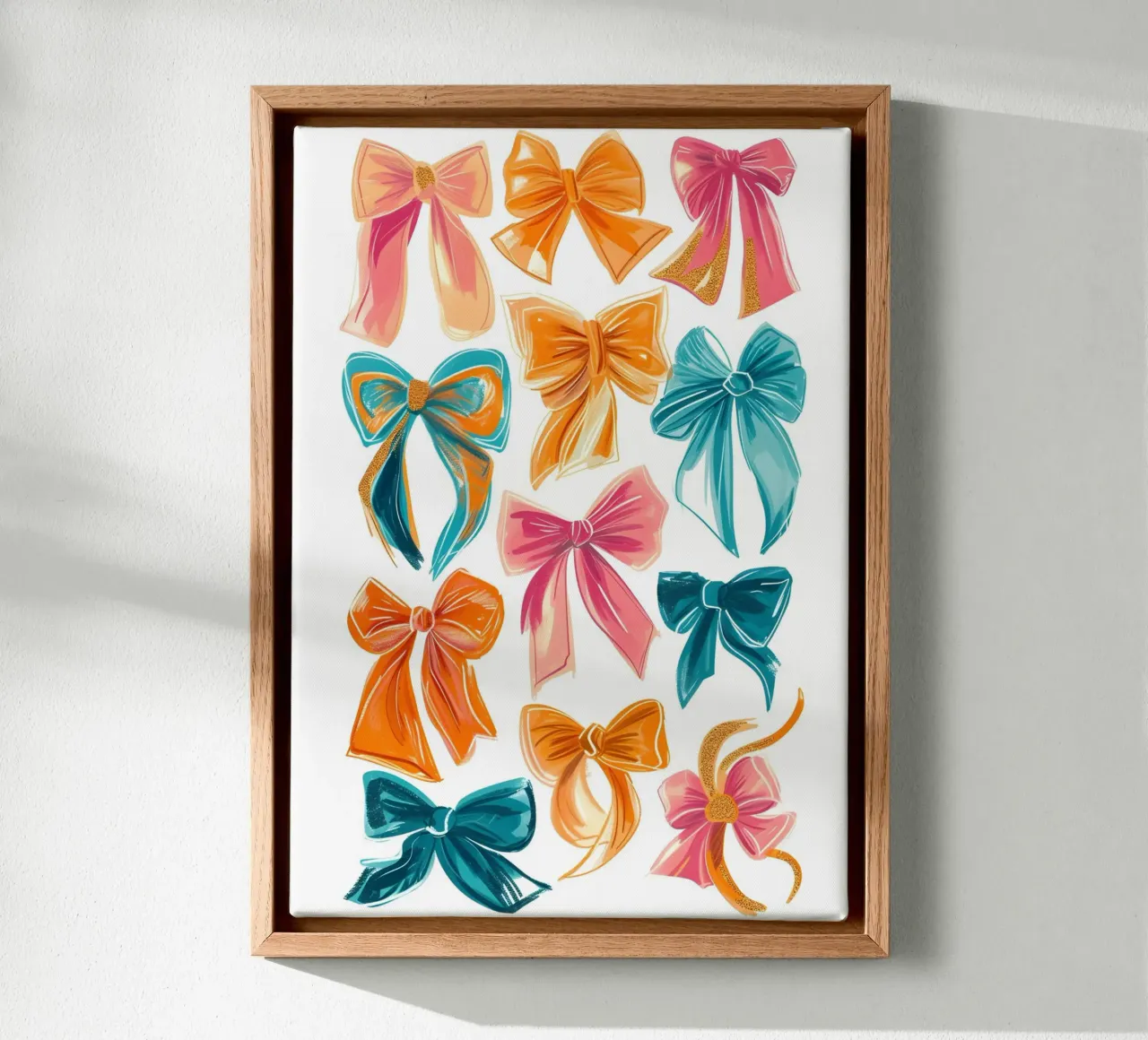 Collectie Pop Art Kleurrijk Cadeaupapier Print canvas met Baklijst van NorwesClub