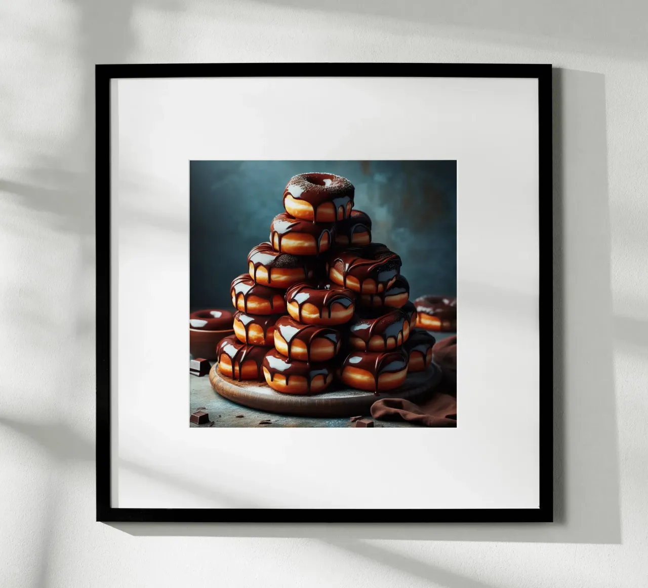 Ciambelle al cioccolato poster da 🥩 The tasty wall