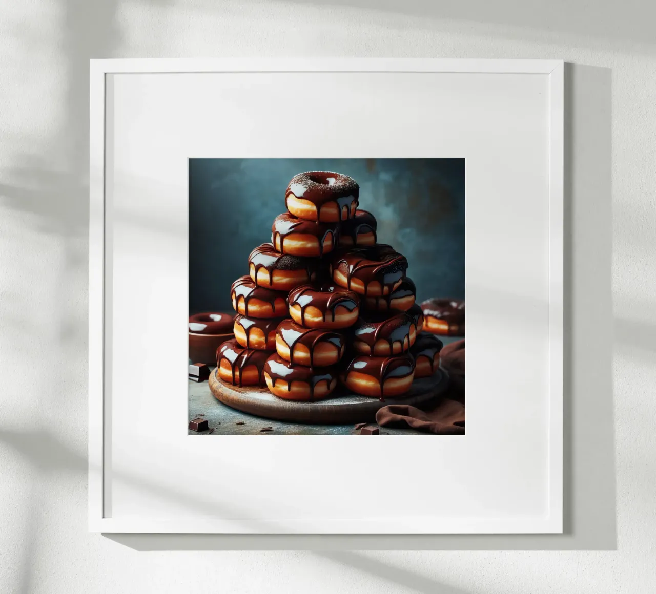 Ciambelle al cioccolato poster da 🥩 The tasty wall