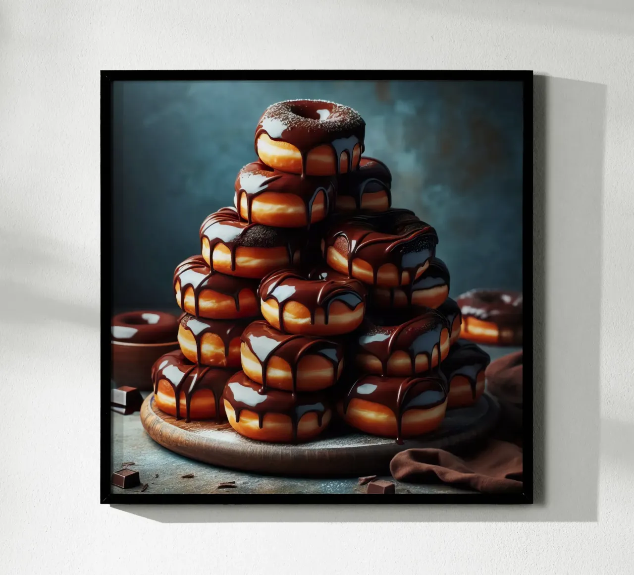 Ciambelle al cioccolato poster da 🥩 The tasty wall