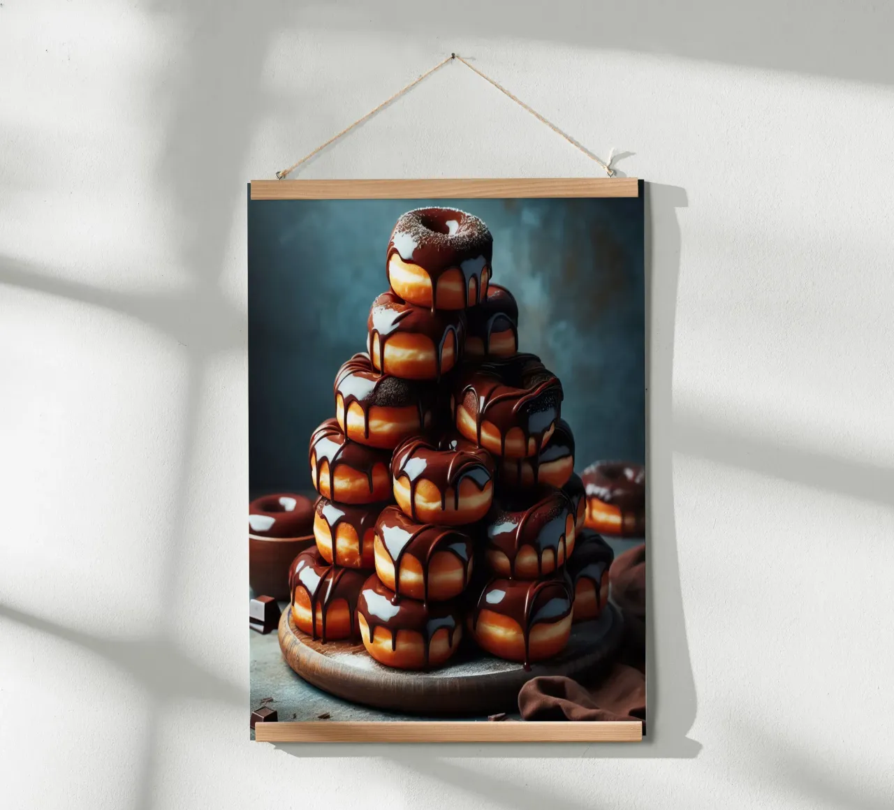 Ciambelle al cioccolato poster da 🥩 The tasty wall