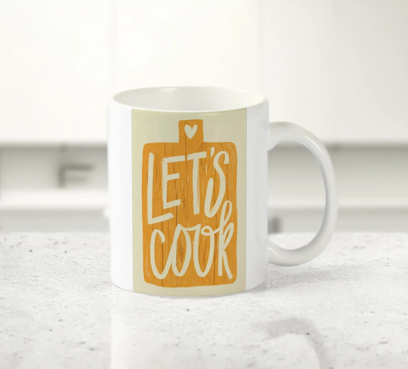 Let's Cook ceramic mug by Studio One
