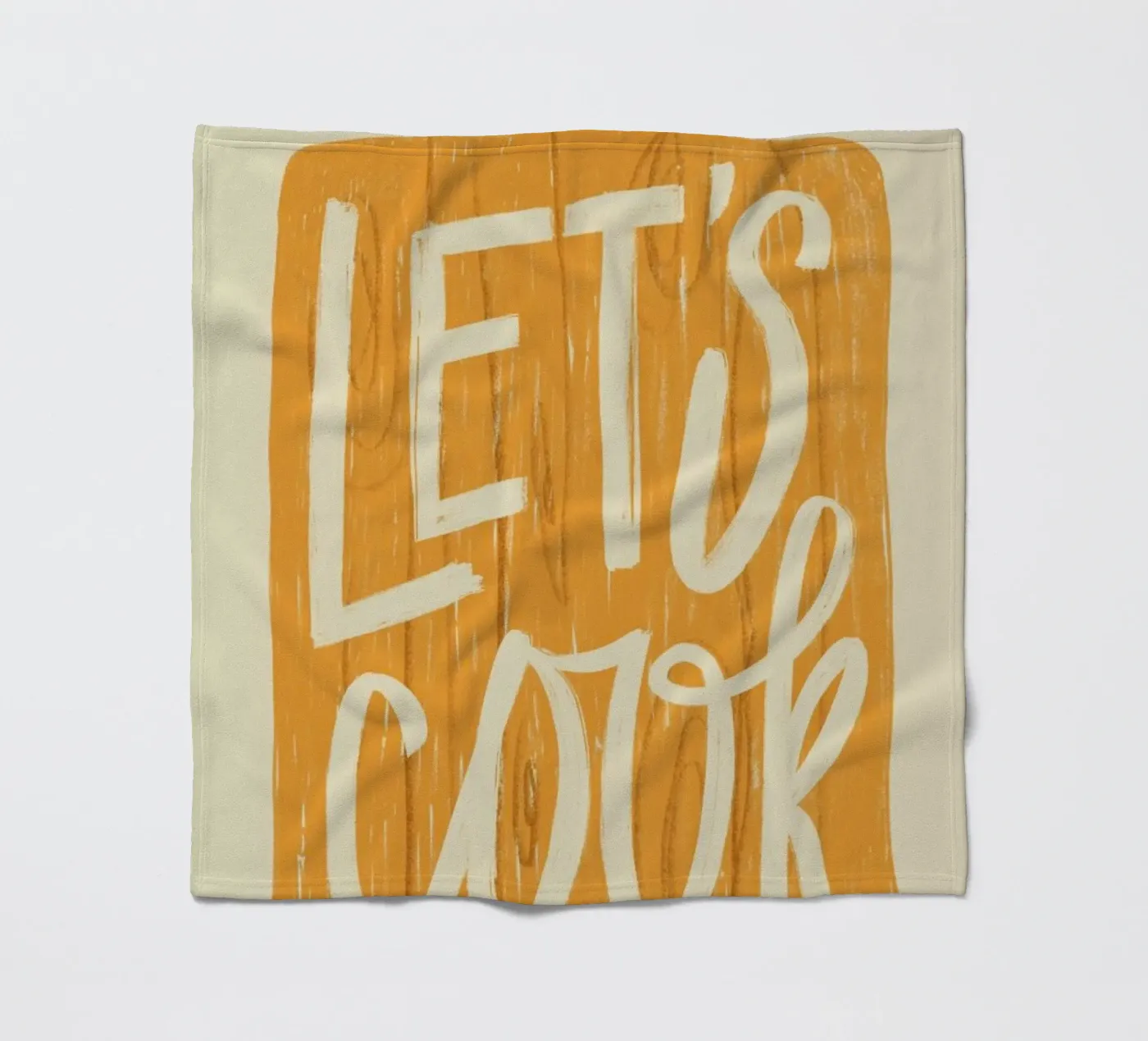 Let's Cook fleece blanket by Studio One