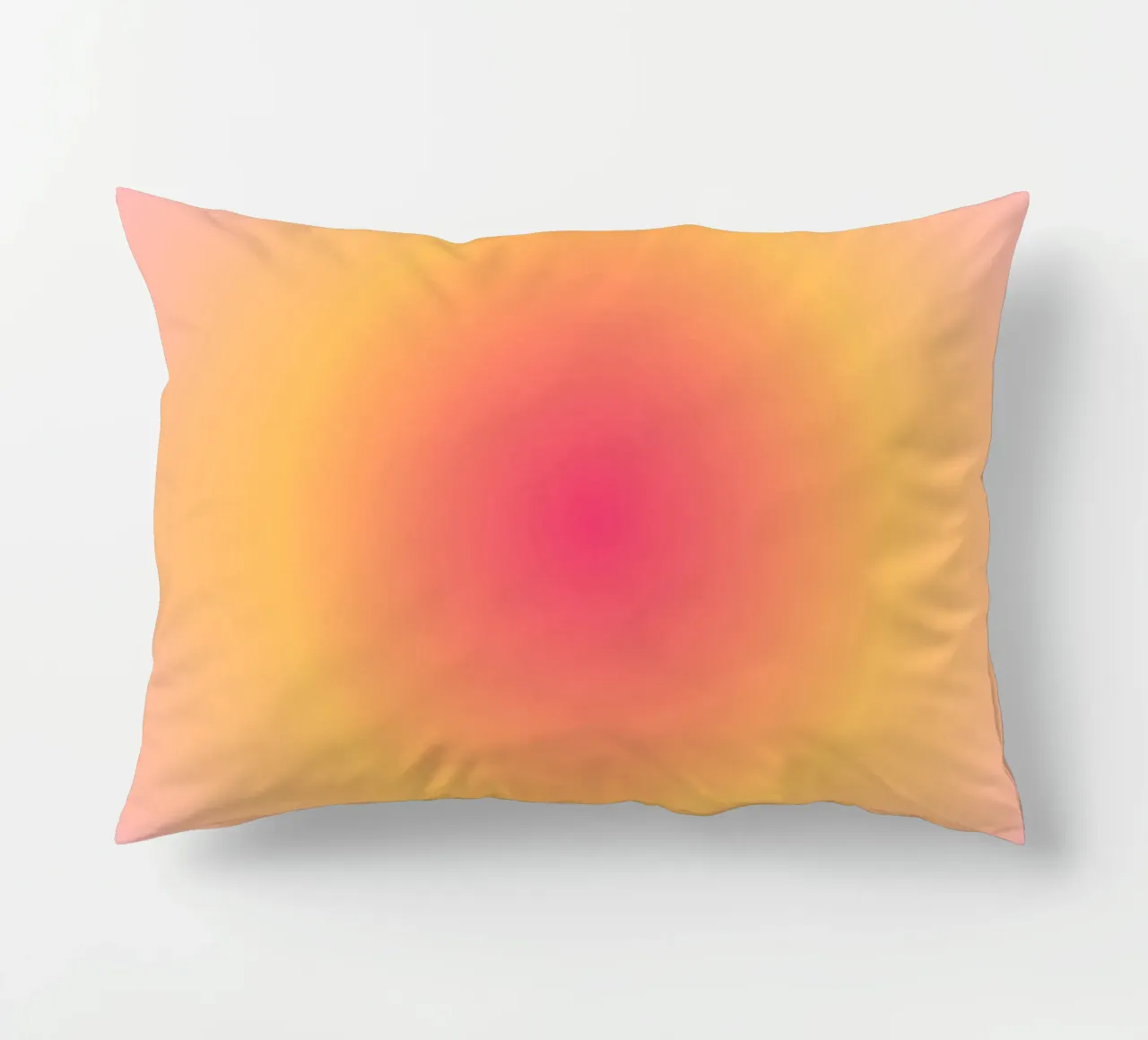 "Libera tu mente" Aura Gradiente | Rosa Naranja Impresión Espiritual cojín de NorwesClub
