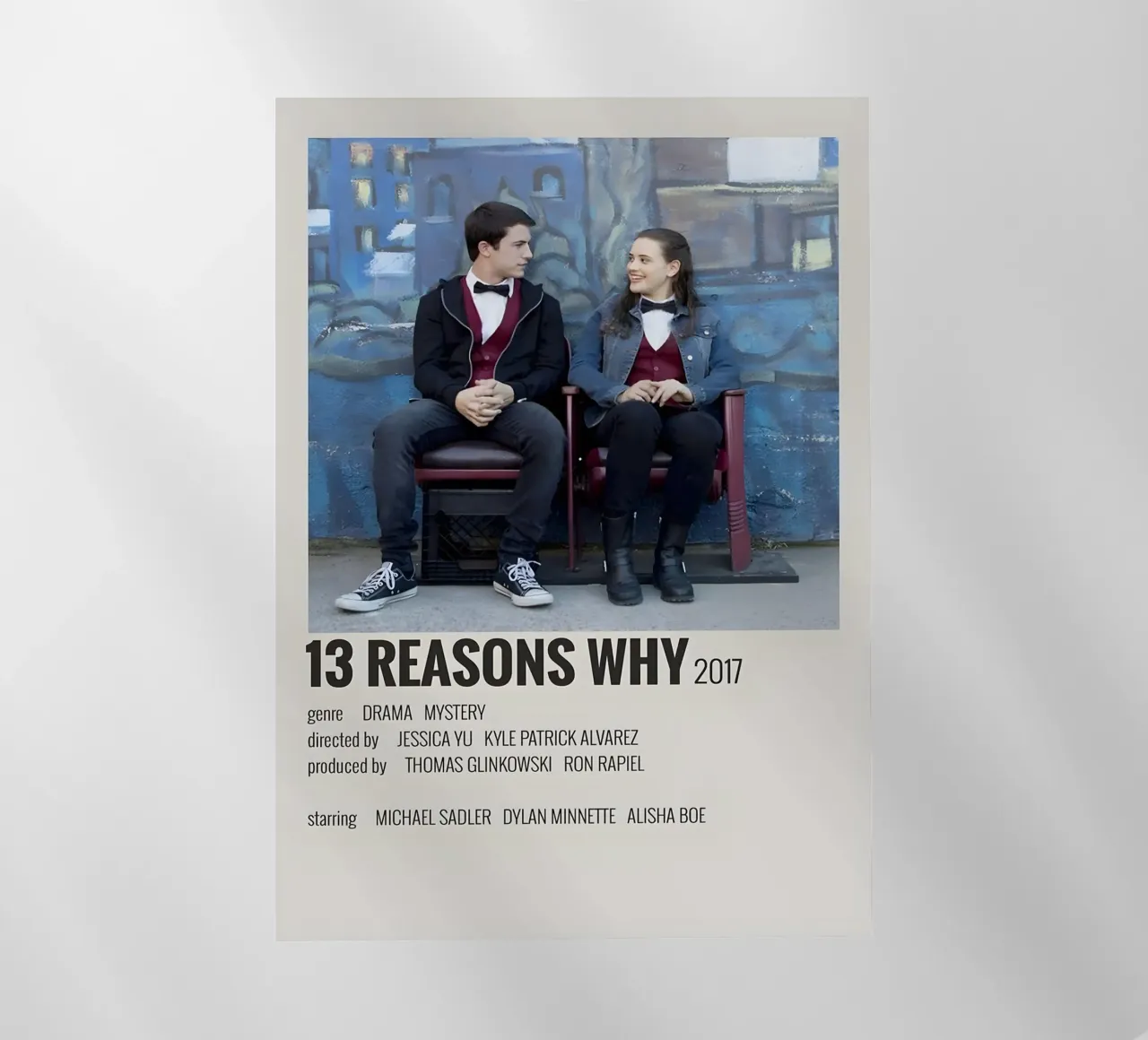 13 REASONS WHY 2017 pellicola backlit da MVFminimalist