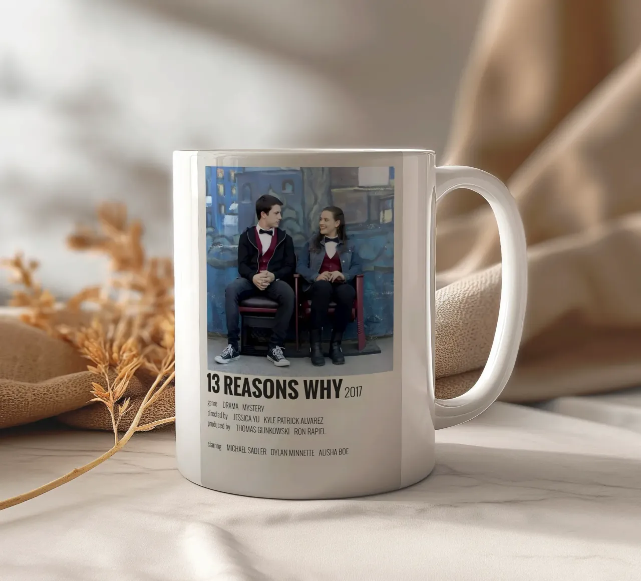 13 REASONS WHY 2017 tazza in ceramica da MVFminimalist