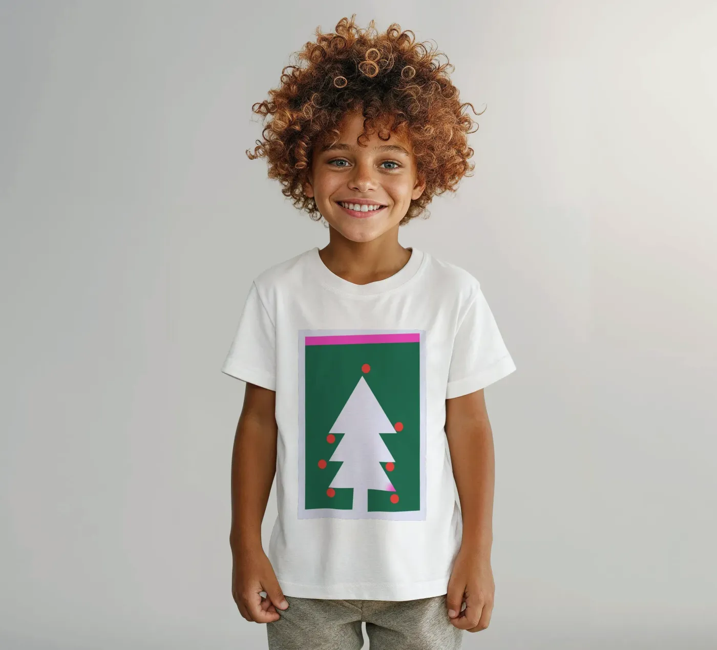 Jerry, The Tree kinder t-shirt van Kubistika