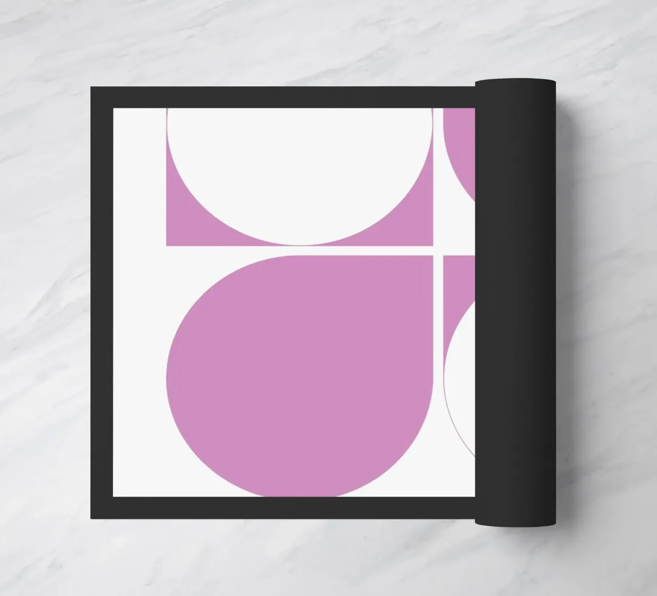 Mostra Bauhaus 1919-1933 - Contrasto in rosa e bianco zerbino da Casa Calm