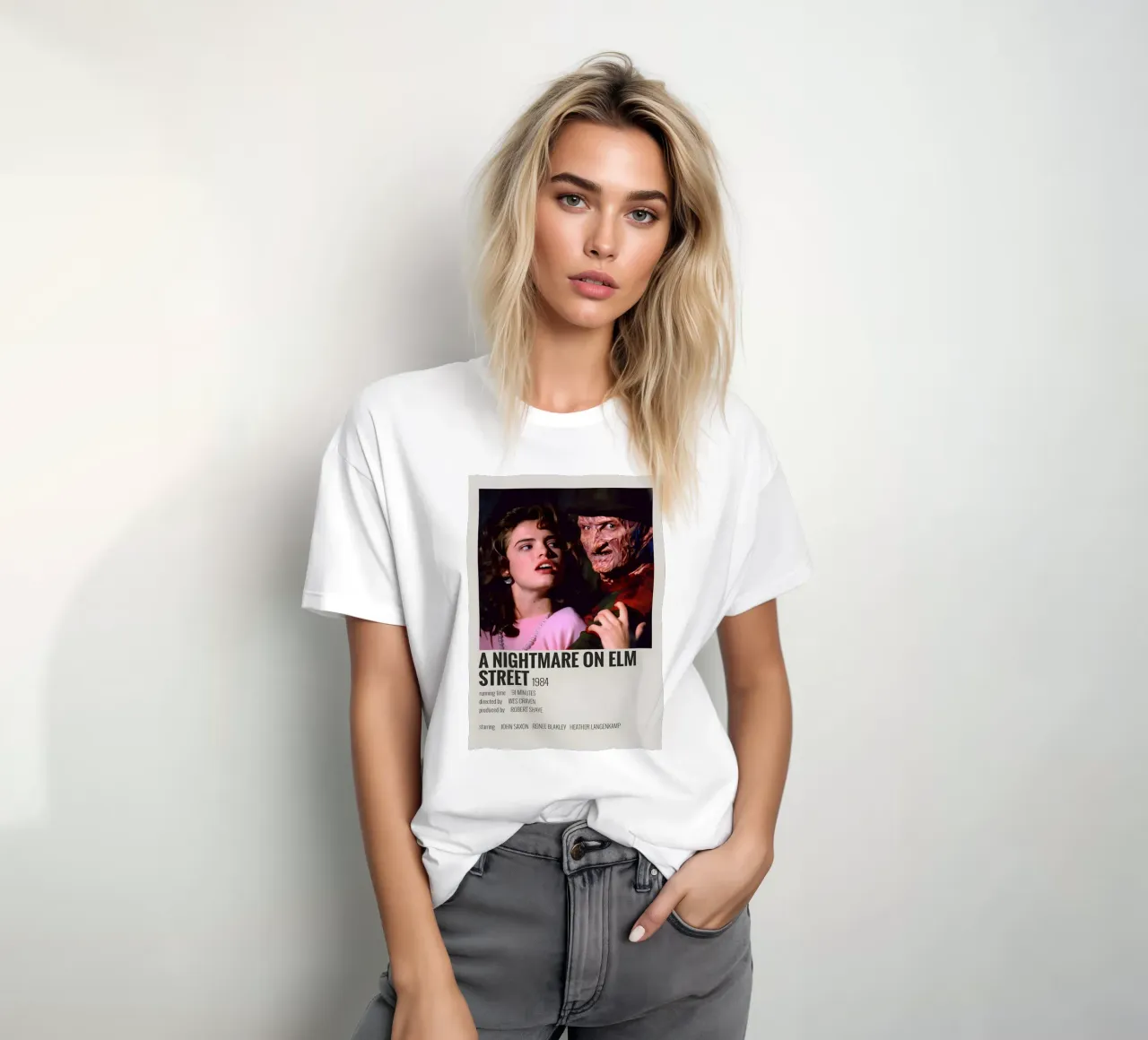 A NIGHTMARE ON ELM STREET 1984 t-shirt da MVFminimalist
