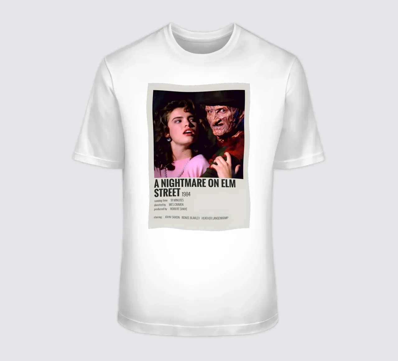 A NIGHTMARE ON ELM STREET 1984 t-shirt da MVFminimalist