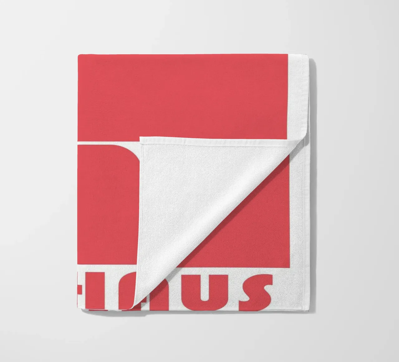 Bauhaus Grafico Rosso Moderno telo mare da Casa Calm