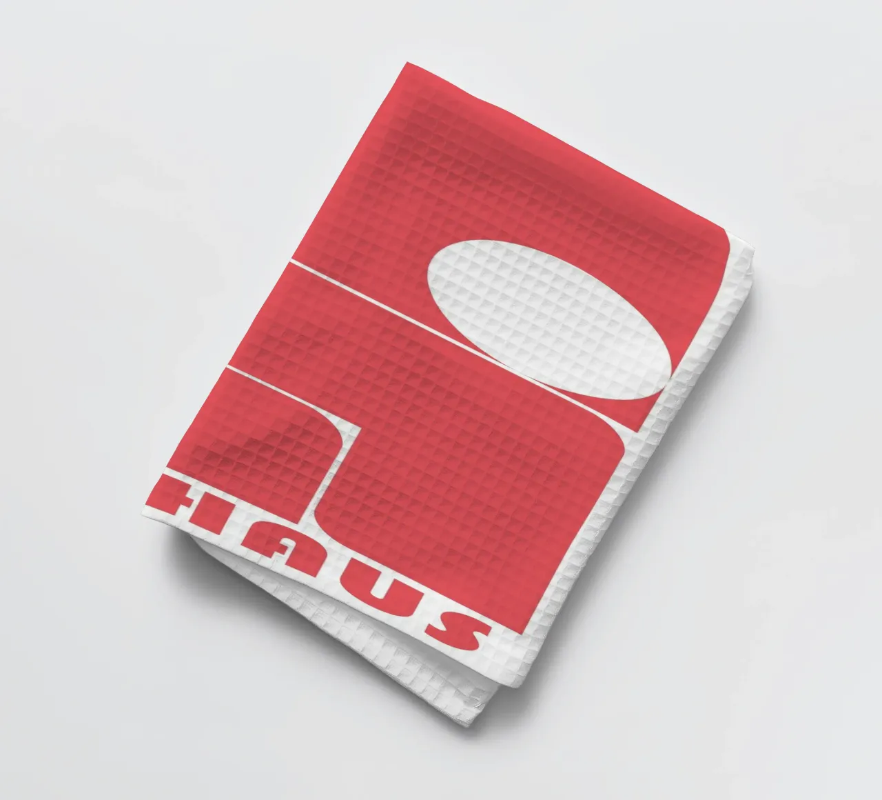 Bauhaus Grafico Rosso Moderno canovaccio da cucina da Casa Calm