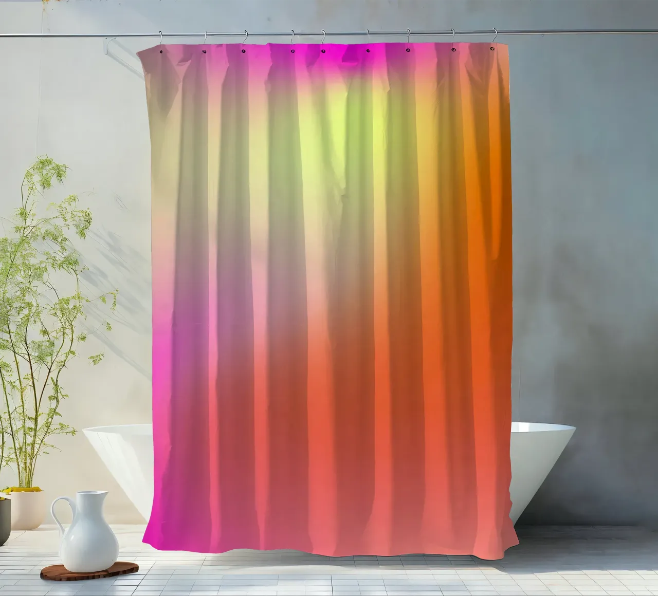 ELEVATE shower curtain by ÂME LIBRE STUDIO