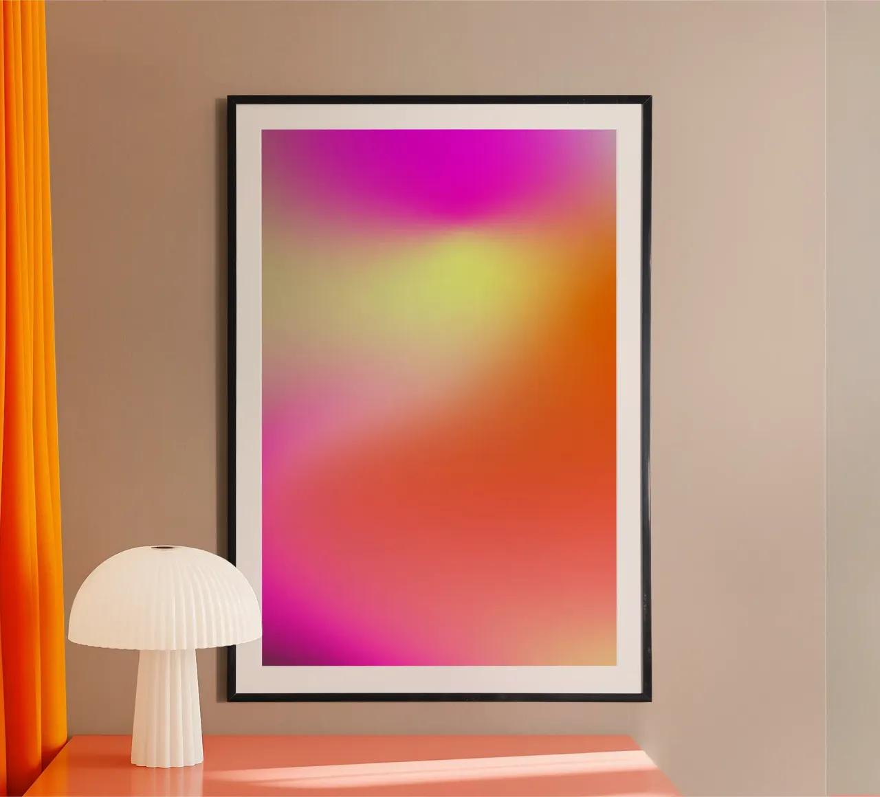 ELEVATE poster con telaio in legno da ÂME LIBRE STUDIO
