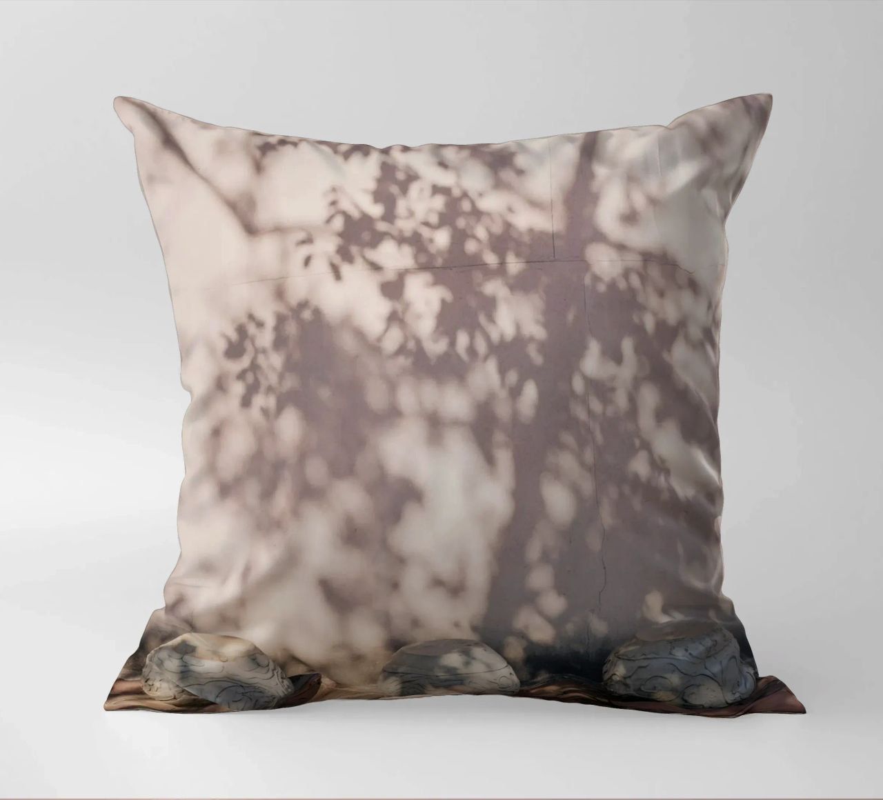 Shadow of a tree in China decorative cushion by photolovers