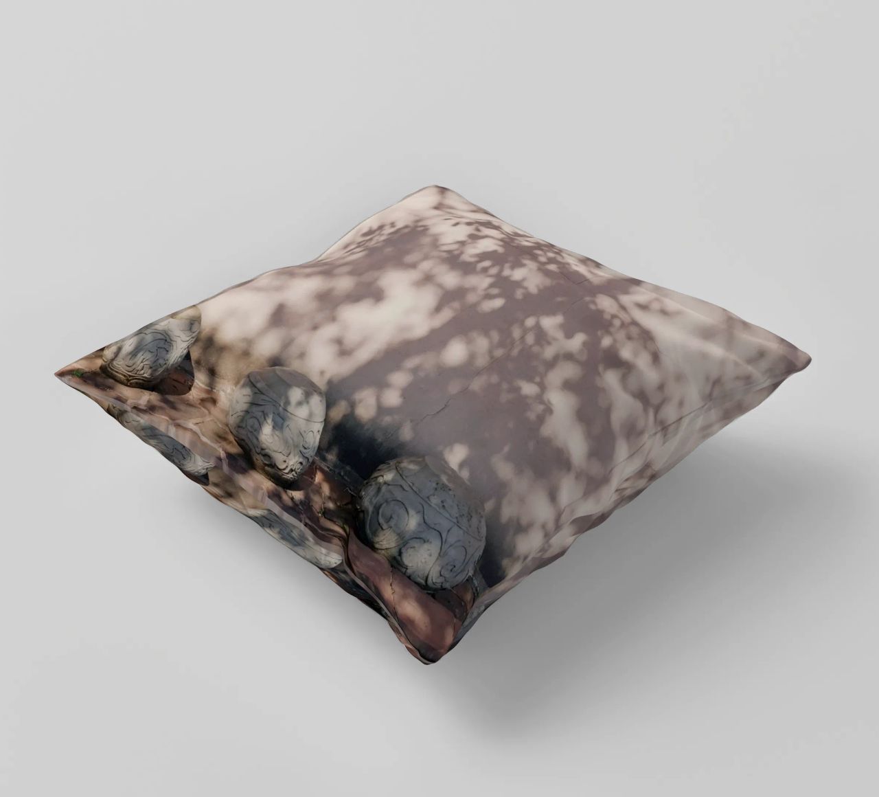 Shadow of a tree in China decorative cushion by photolovers