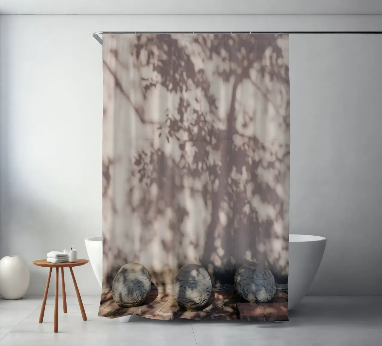 Shadow of a tree in China tenda da doccia da photolovers