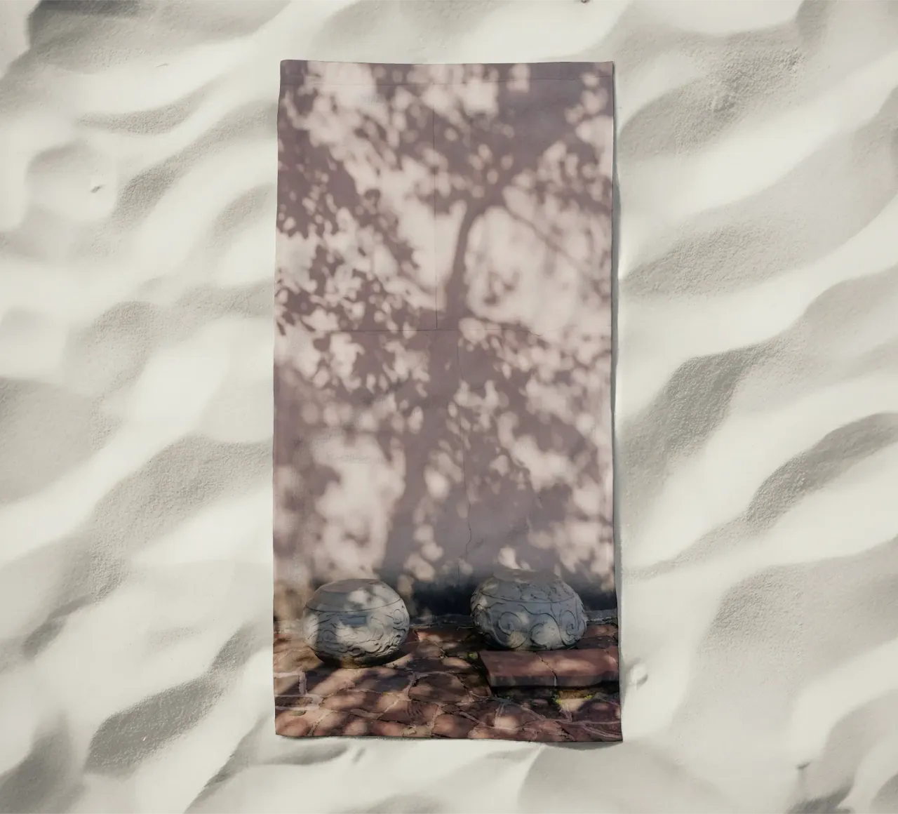 Shadow of a tree in China telo mare da photolovers