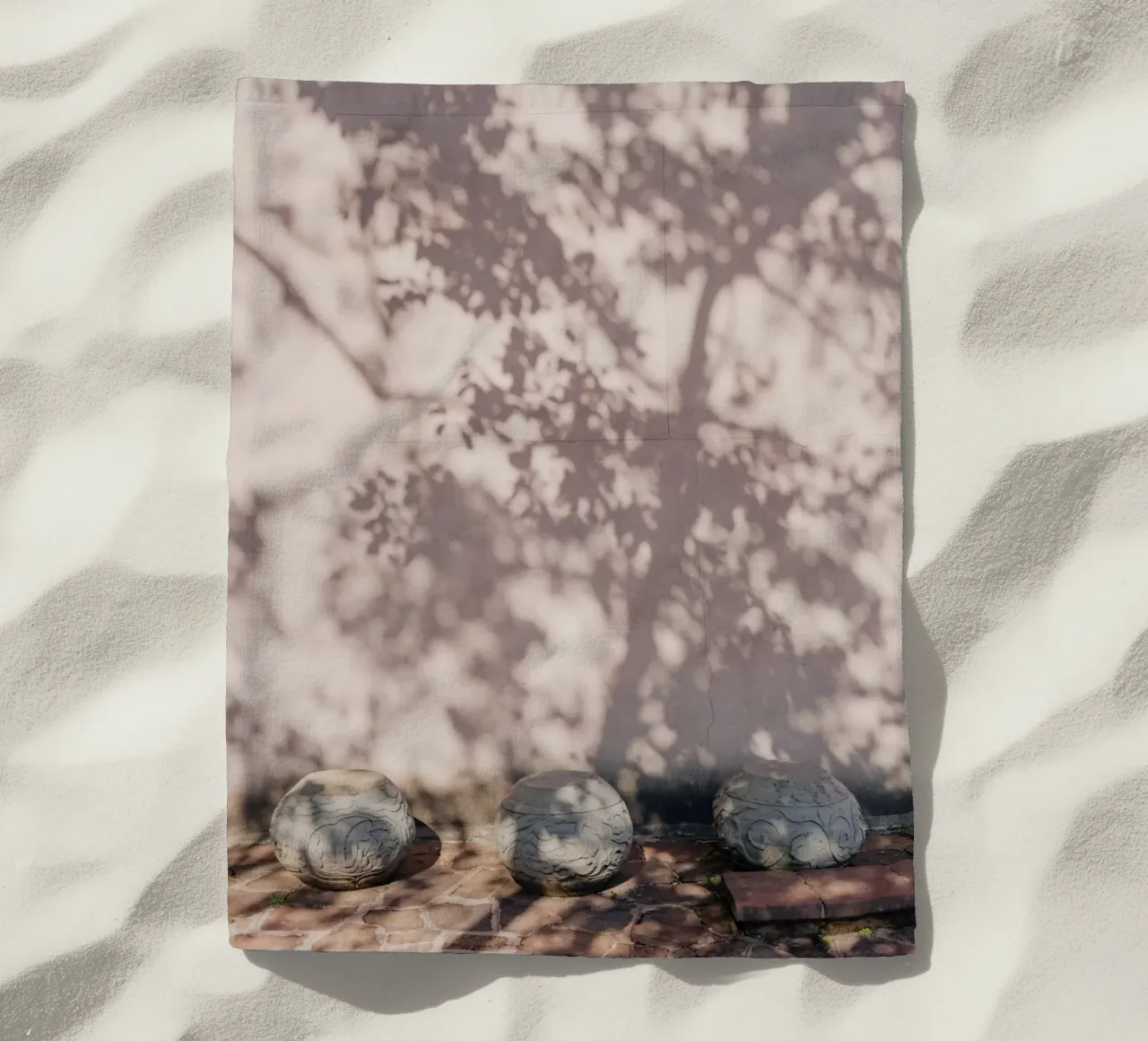 Shadow of a tree in China telo mare da photolovers