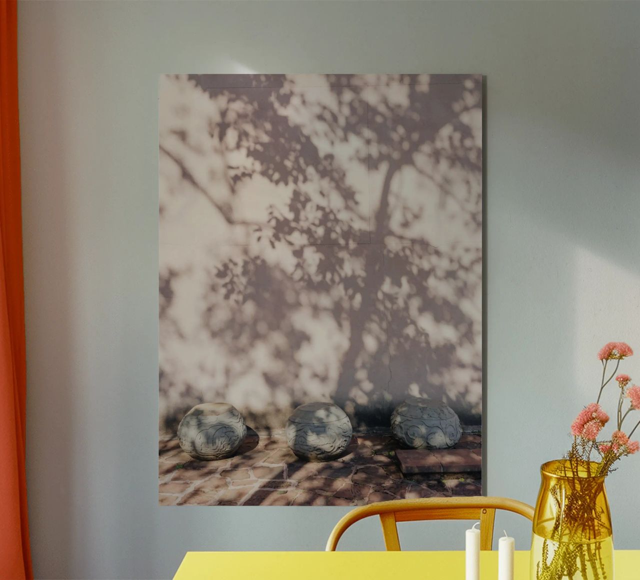Shadow of a tree in China alluminio dibond da photolovers
