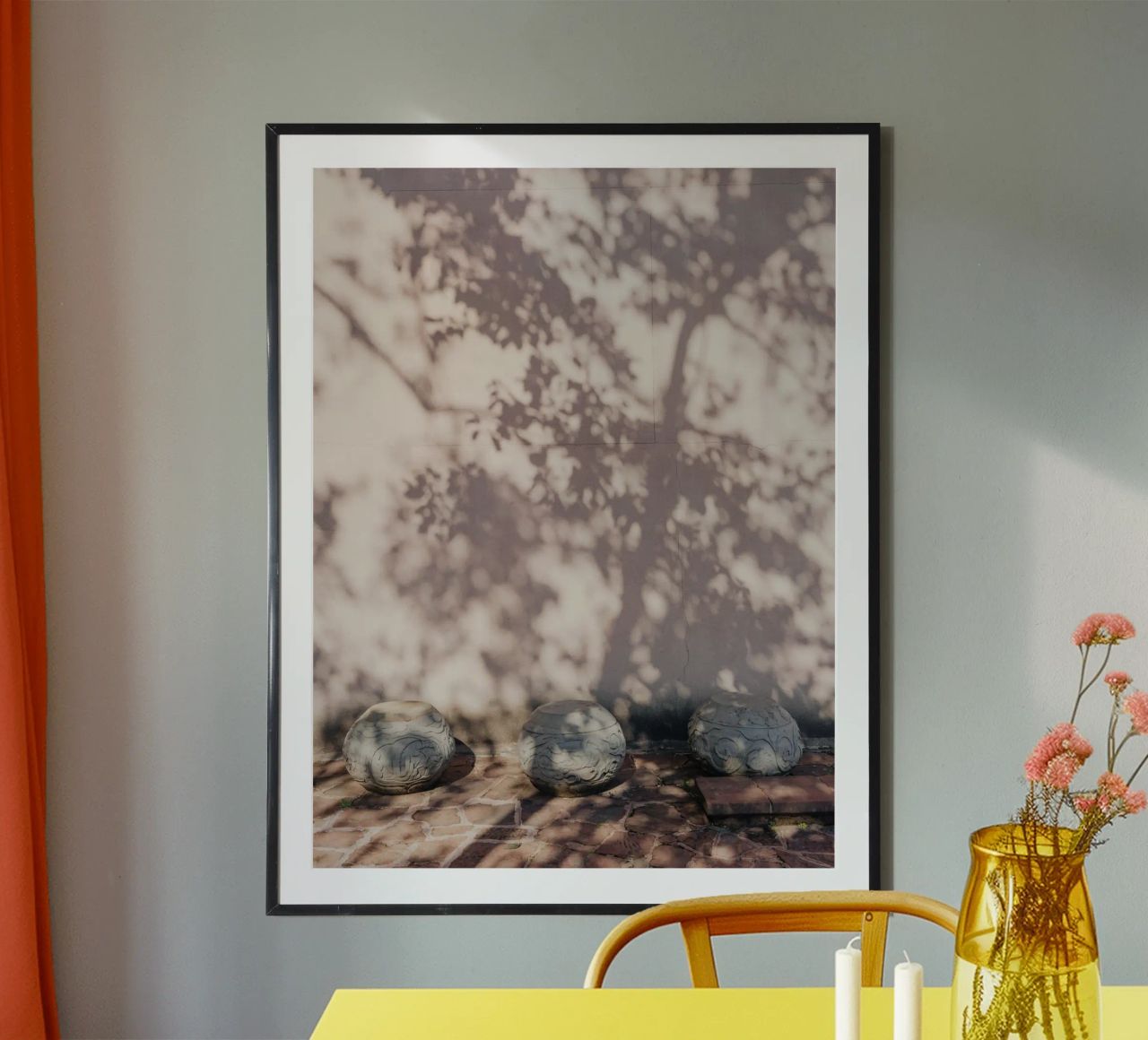 Shadow of a tree in China carta hahnemühle da photolovers