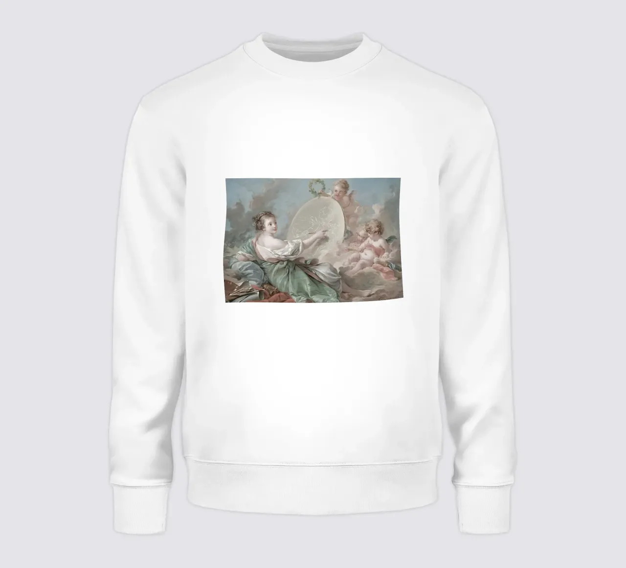 François Boucher - L'art de peindre | Anges Rococo Print sweat de NorwesClub