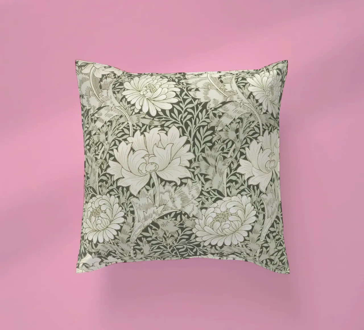 William Morris - Crisantemo floreale | Patter arti e mestieri cuscino da NorwesClub