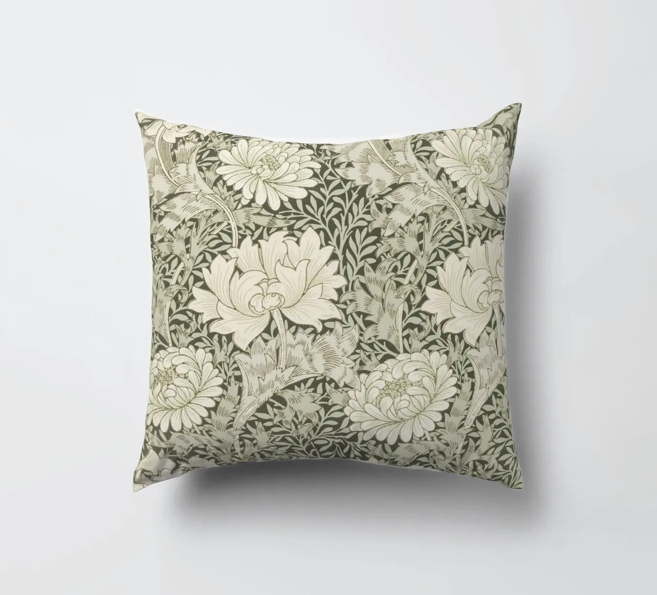 William Morris - Crisantemo floreale | Patter arti e mestieri cuscino da NorwesClub