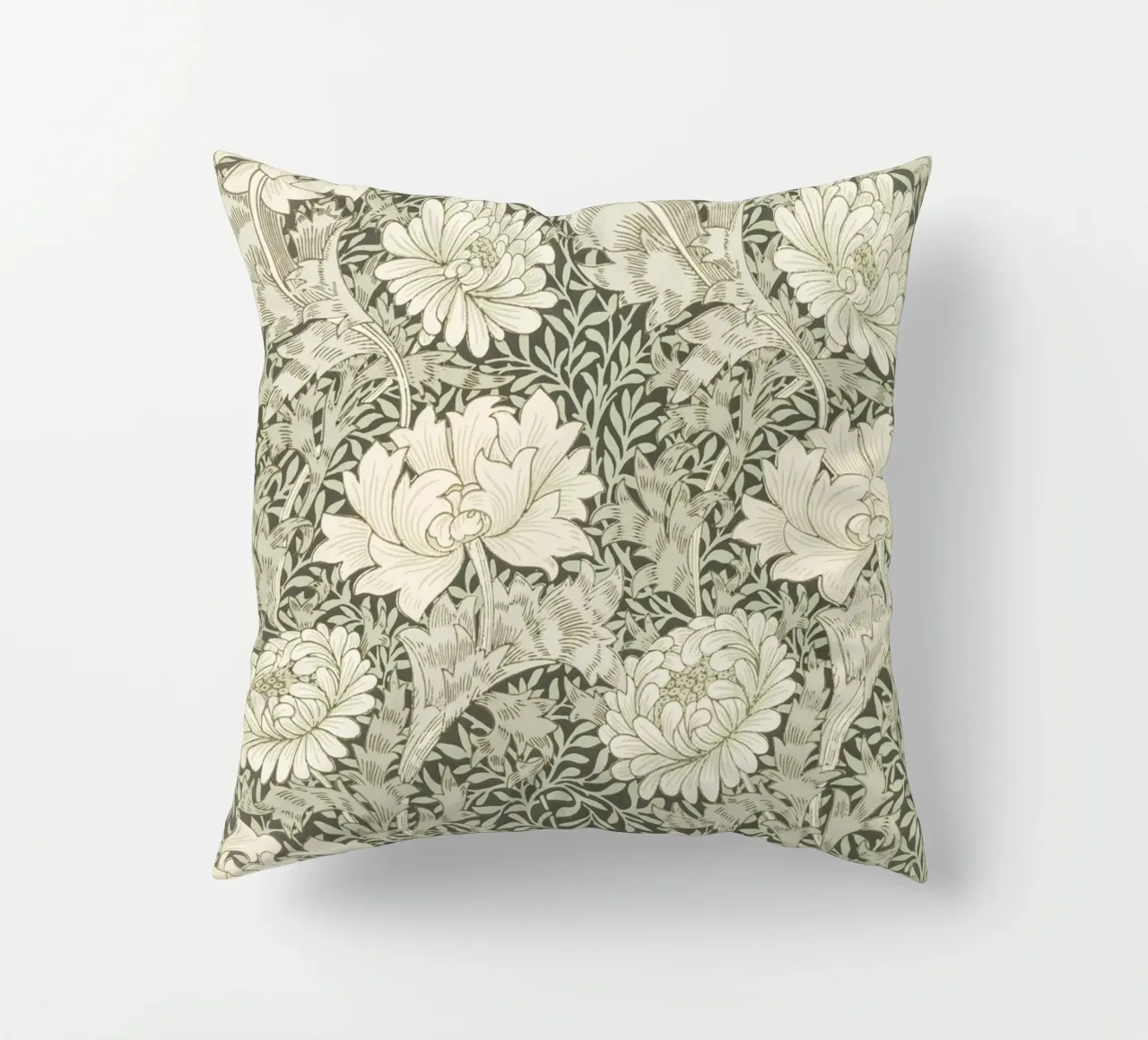 William Morris - Crisantemo floreale | Patter arti e mestieri cuscino da NorwesClub