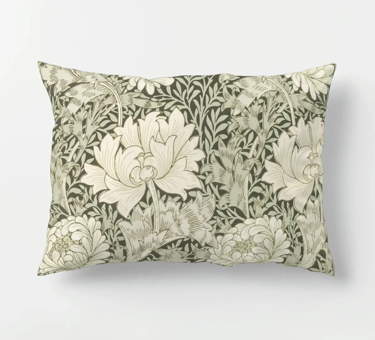 William Morris - Crisantemo floreale | Patter arti e mestieri cuscino da NorwesClub