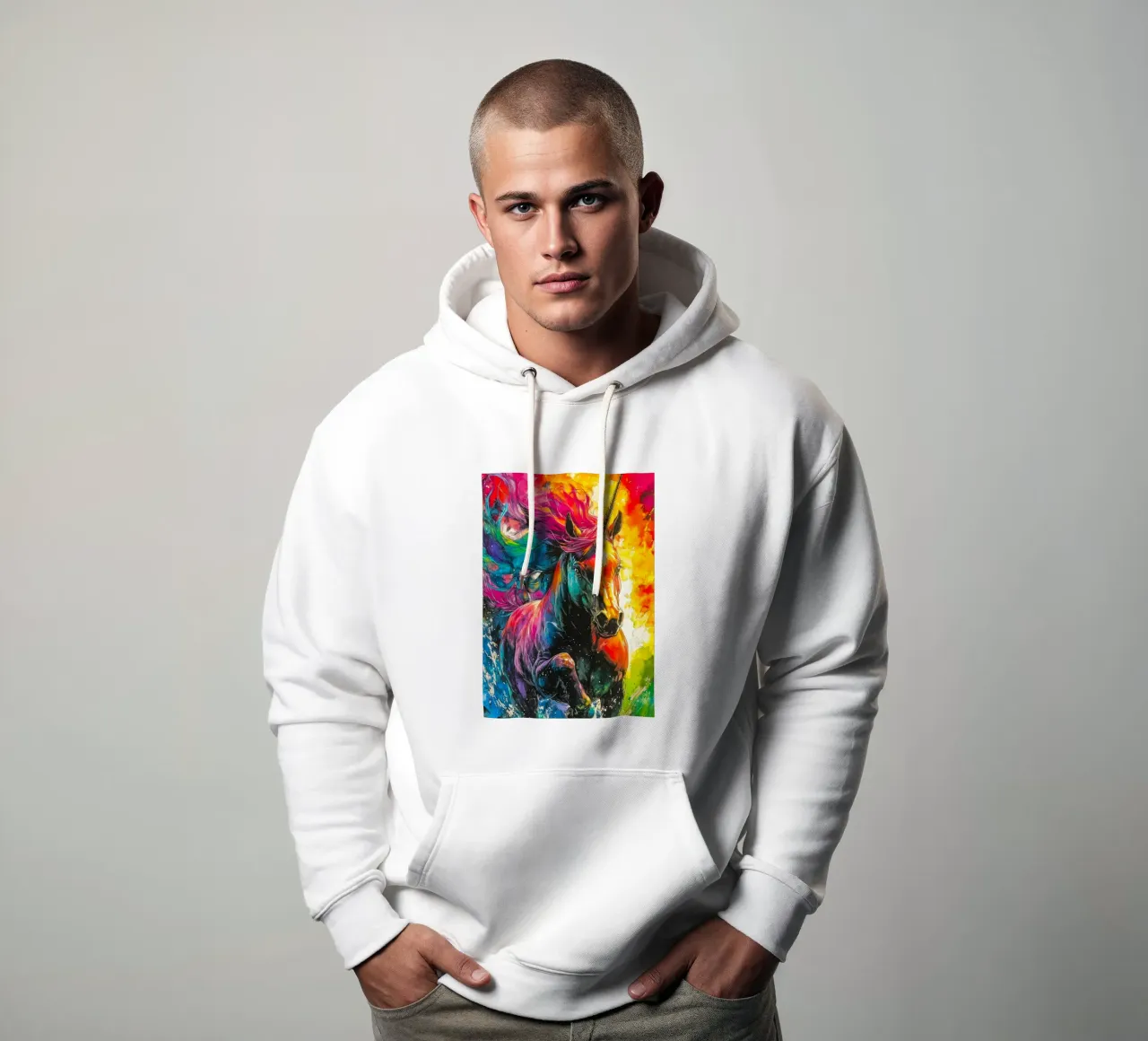 Unicornio mágico sudadera con capucha de Justyna Jaszke JBJart