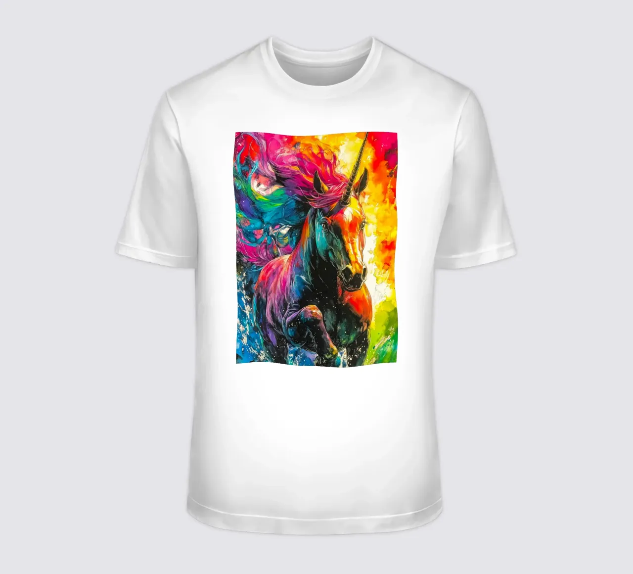 Magical unicorn t-shirt by Justyna Jaszke JBJart