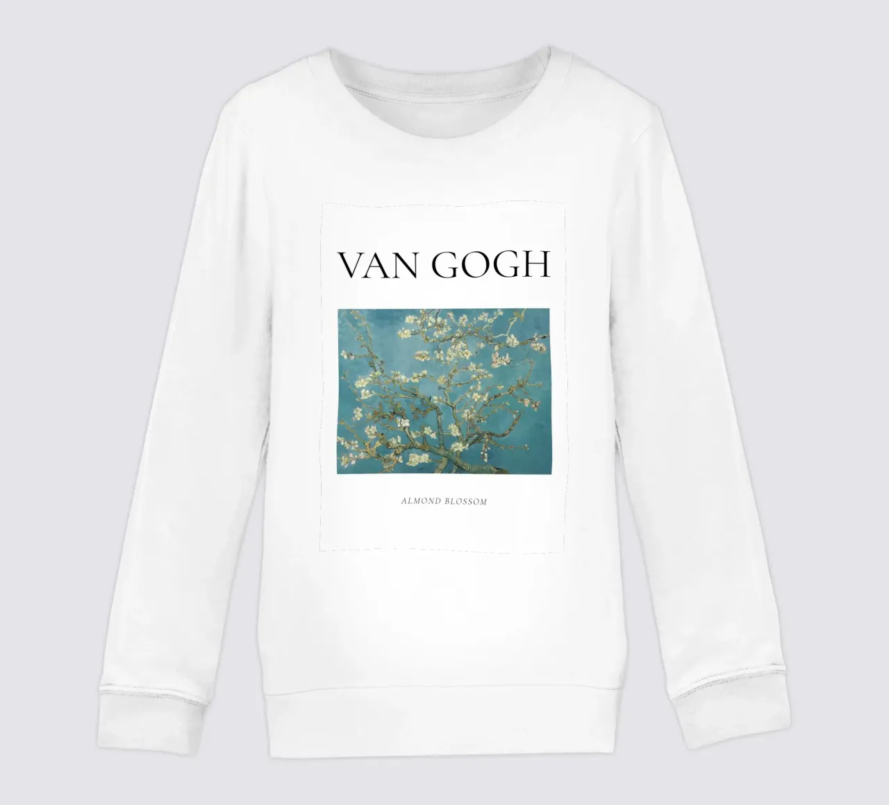 Van Gogh - Mandorlo in fiore | Stampa albero post-impressionista felpa bambino da NorwesClub