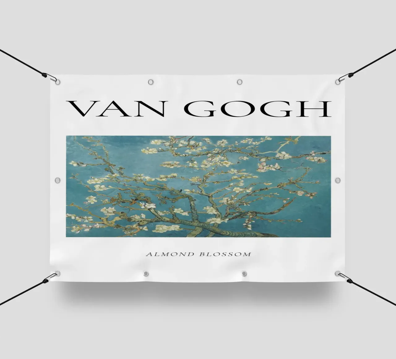 Van Gogh - Mandorlo in fiore | Stampa albero post-impressionista telo in pvc da NorwesClub