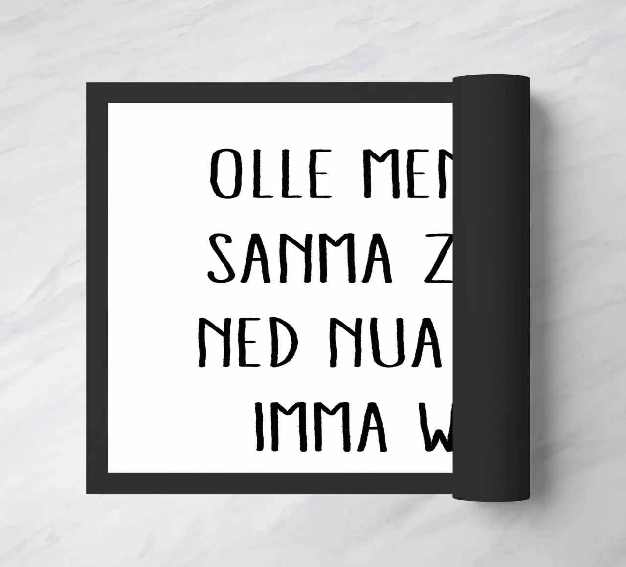 OLLE MENSCHN SANMA ZWIDA ... IMMA WIDA ... zerbino da Vintage Van Gogh