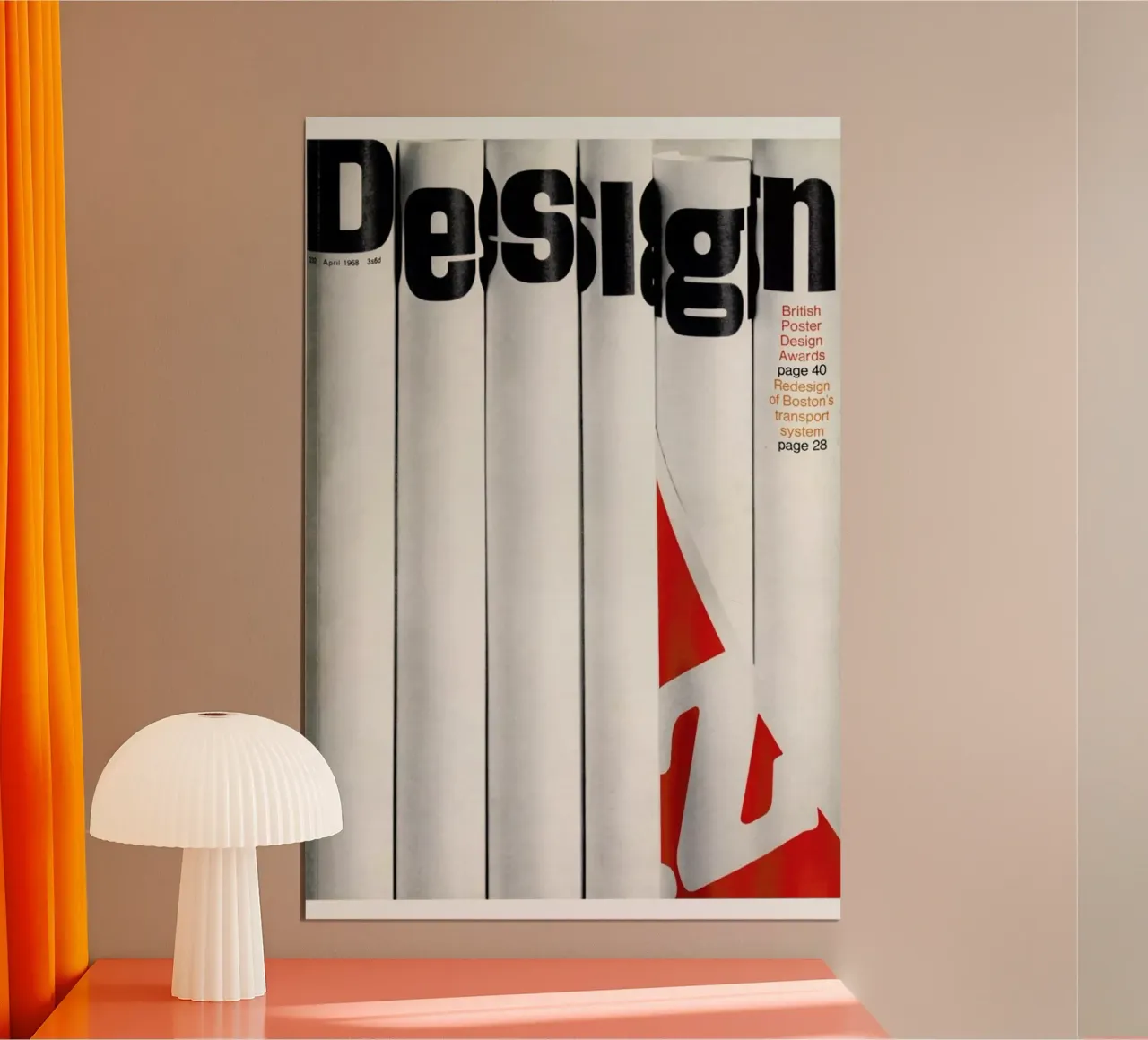 1968 April Design Magazine carta hahnemühle da Hemingway Design