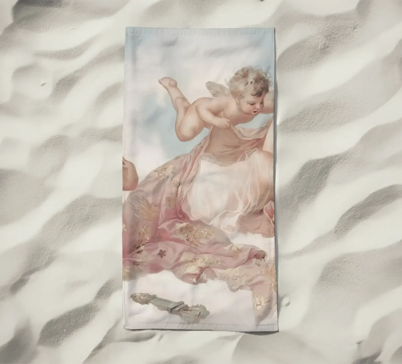 Tijssen - Bellezza rococò e cherubini | Sogno mitologico stampato telo mare da NorwesClub