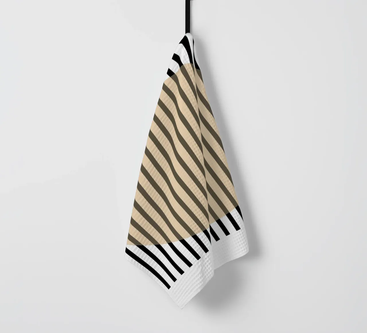 Illusione geometrica in stile Bauhaus - cerchio e linee canovaccio da cucina da Casa Calm
