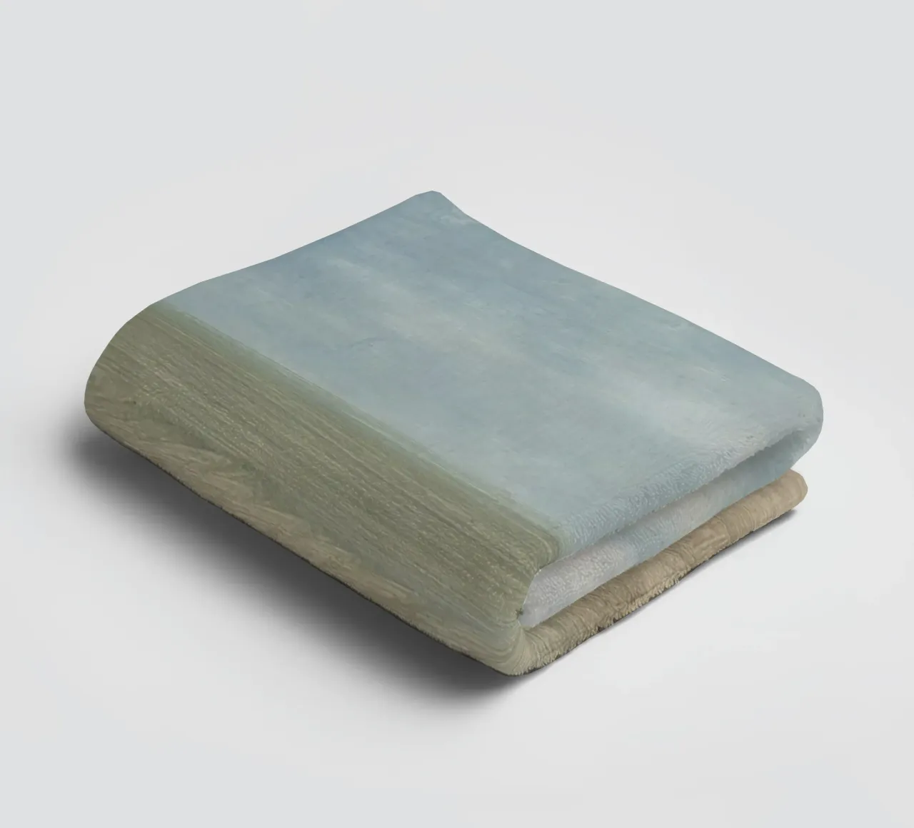 Minimalist Horizon Sky & Field | Serene Abstract Landscape P Handtuch von NorwesClub