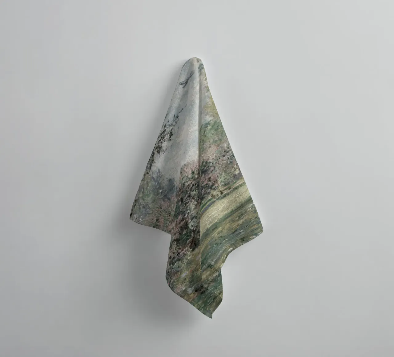 Monet - The Park Monceau | Impressionist Landscape Print towel by NorwesClub