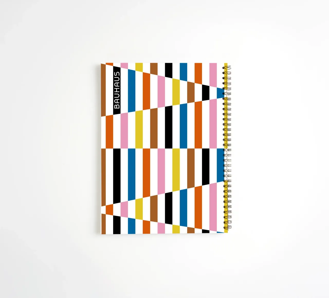 Collage di linee Bauhaus diario ad anelli da Casa Calm