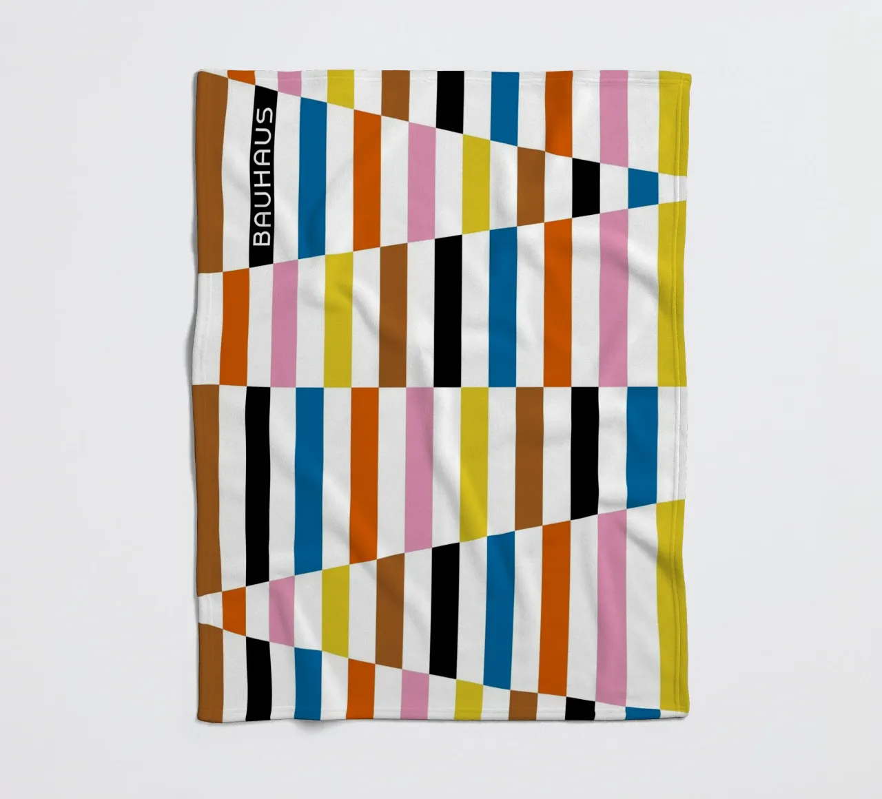 Collage di linee Bauhaus coperta in pile da Casa Calm