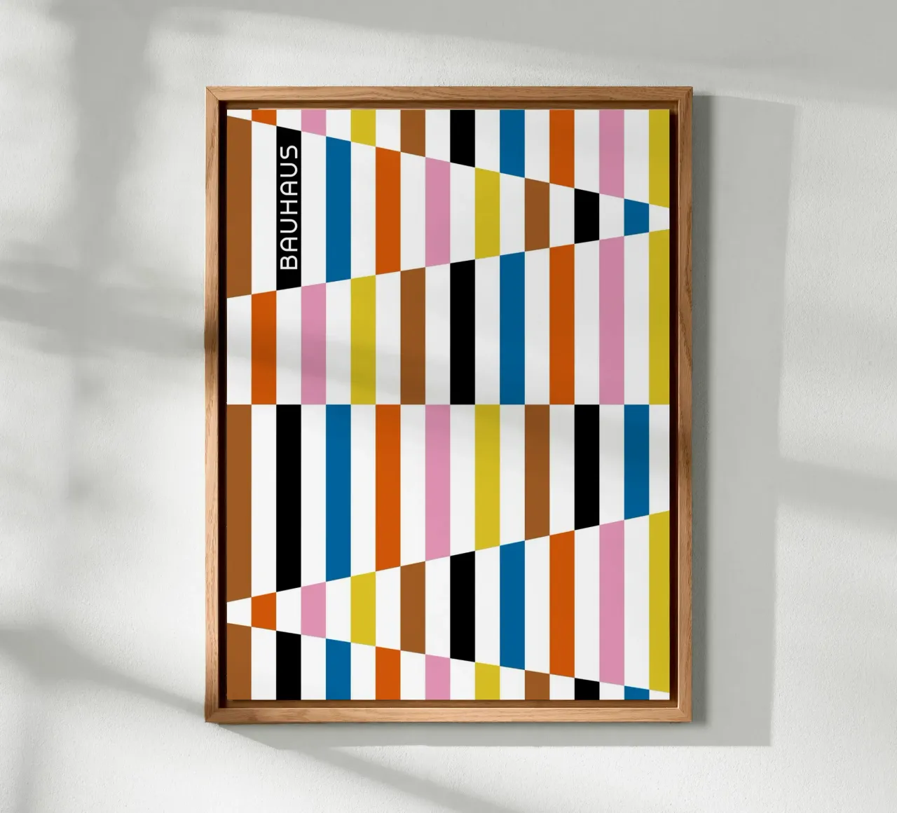 Collage di linee Bauhaus alluminio dibond da Casa Calm