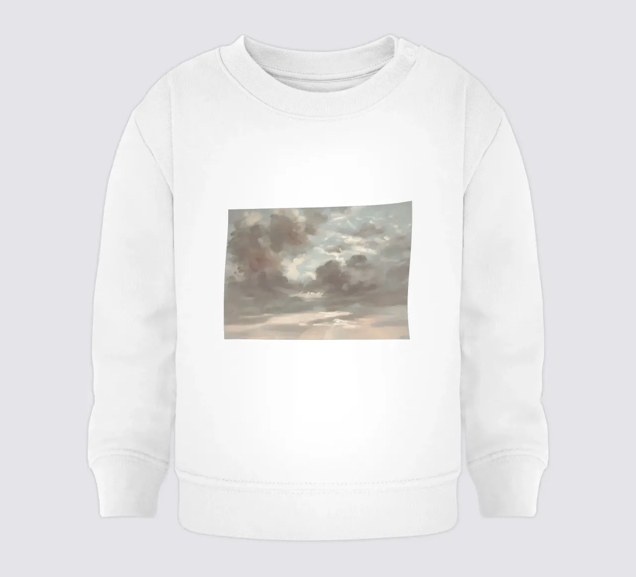 John Constable - Cloud Study | Romanticism Sky Art Print sudadera de bebé de NorwesClub