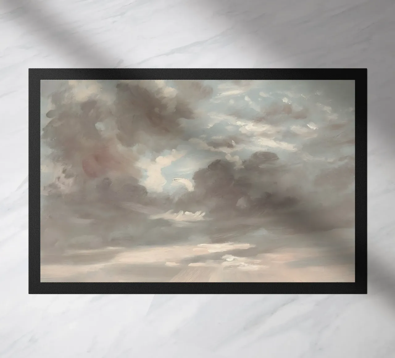 John Constable - Cloud Study | Romanticism Sky Art Print felpudo de NorwesClub
