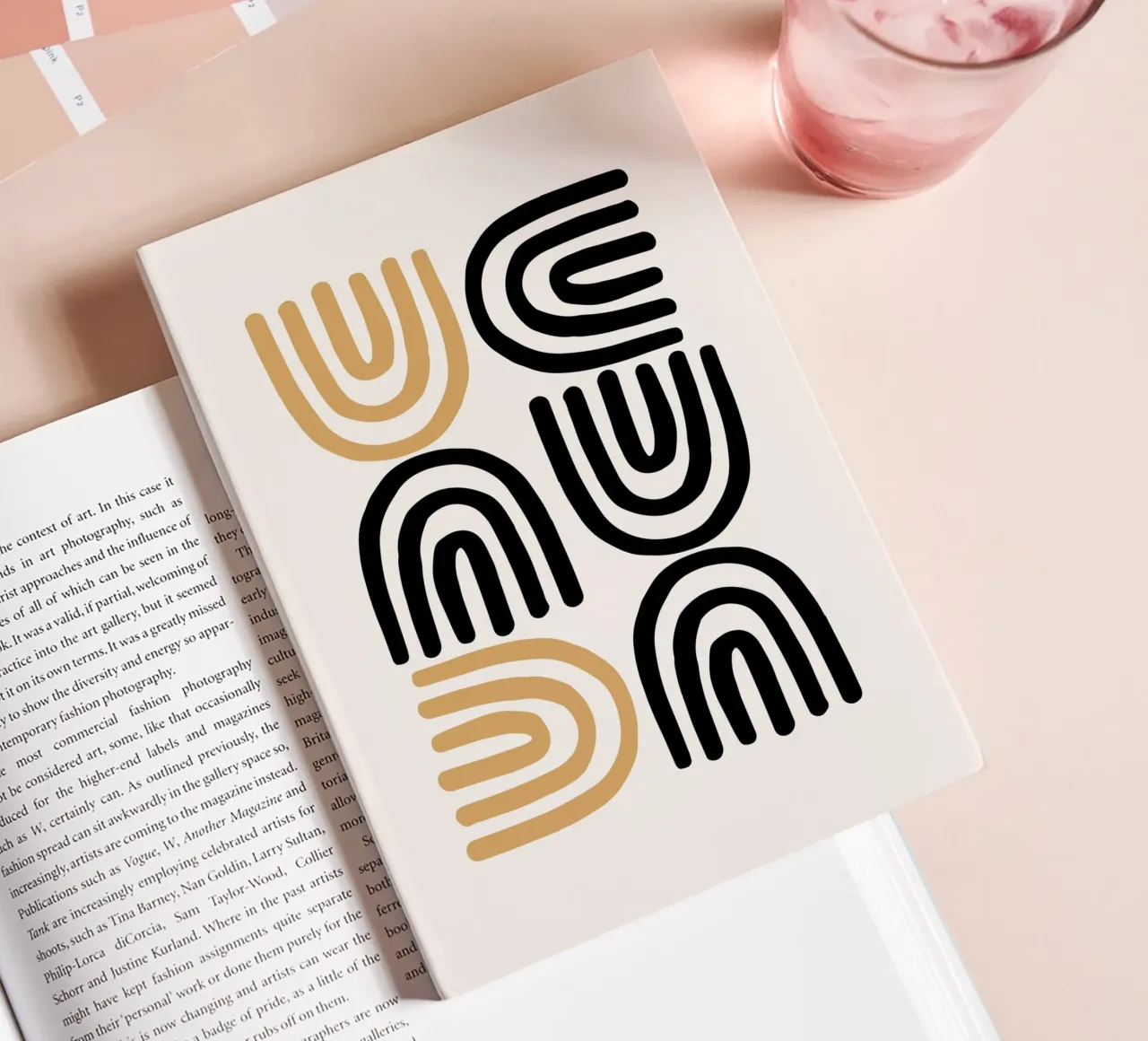 Abstract Geometric Minimal notebook by Casa Calm