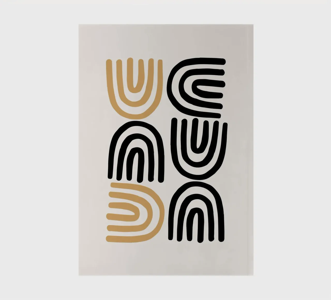 Abstract Geometric Minimal notebook by Casa Calm