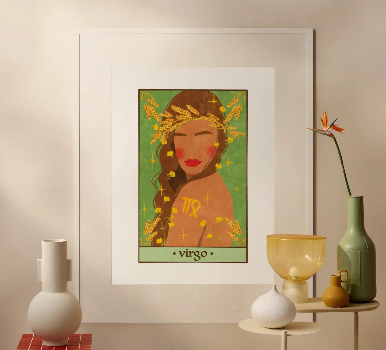Virgo - Zodiac Sign poster by Illustration Raissa Oltmanns