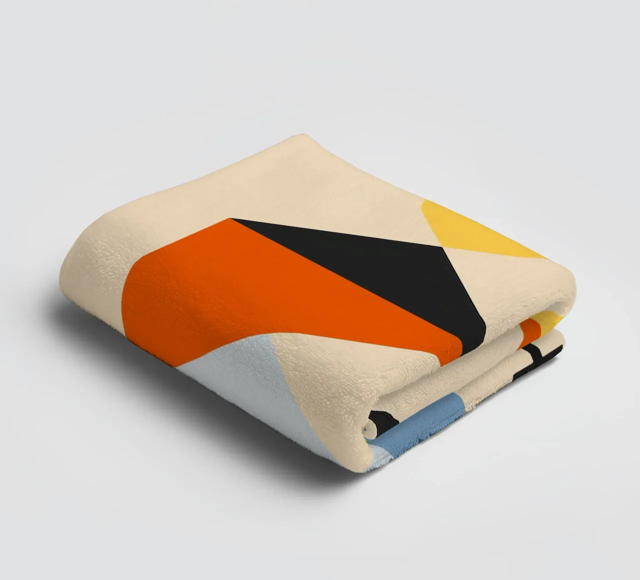 La géométrie Bauhaus en couleur serviette de bain de SMPLE